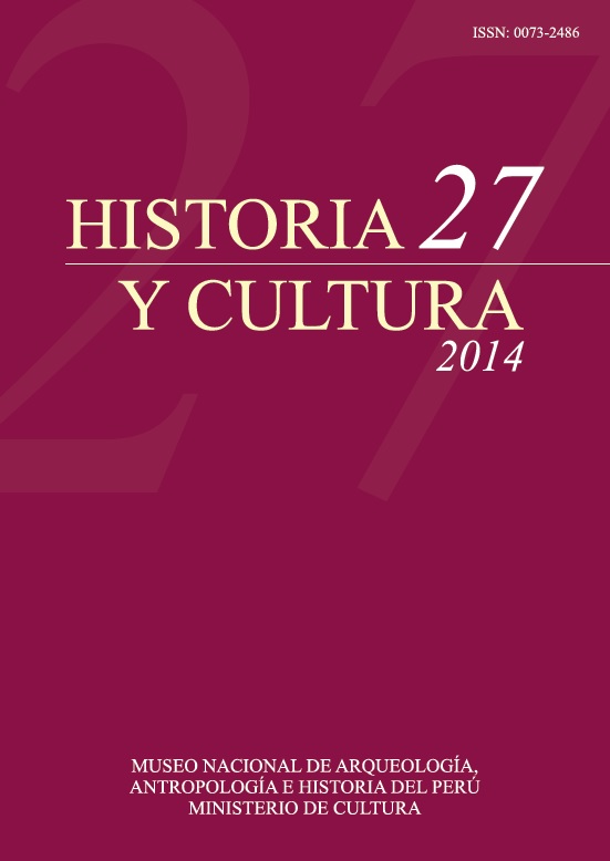 					Ver Núm. 27 (2014): Historia y Cultura 27
				
