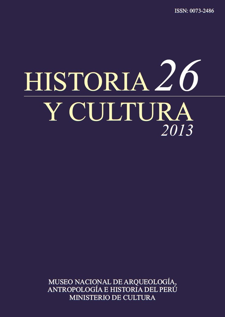 					Ver Núm. 26 (2013): Historia y Cultura 26
				